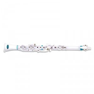 NUVO Clarinéo Standard Kit White/Blue - dětský klarinet